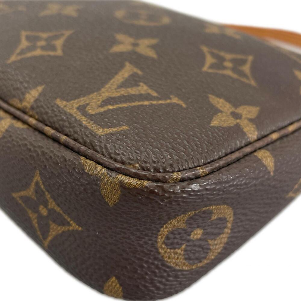 LOUIS VUITTON Brown Monogram Canvas Pochette Pouch - Picture 7 of 13